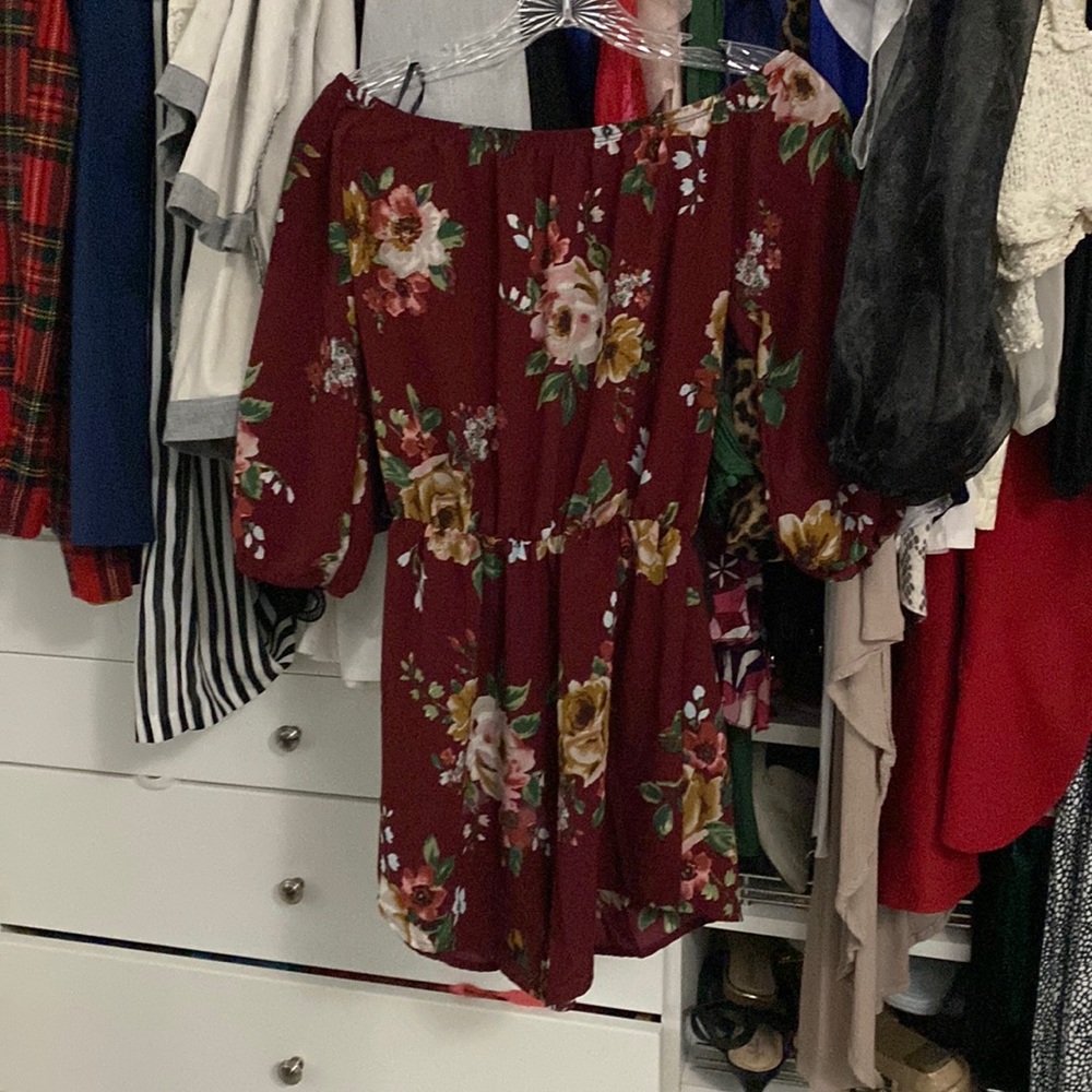 Off the shoulder romper